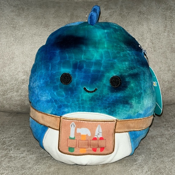 Squishmallows Damien the Dinosaur with TOOL BELT! HTF 8” (pick ONE ONLY) NWT - Picture 1 of 5